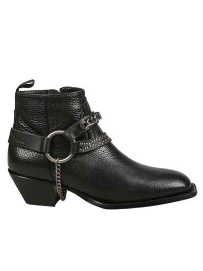 Sonora Dulce Belt Boots In Black