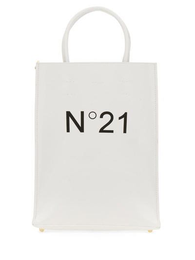 N°21 Shopper Bag In White
