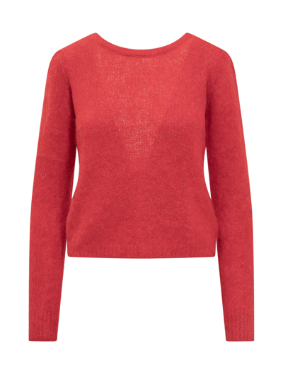 Ba&amp;sh Turo Jumper In Rouge