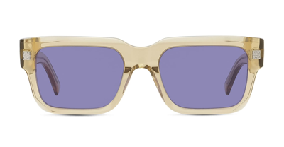 Givenchy Beige Gv Day Sunglasses In Transparent Beige