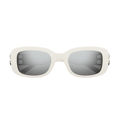 Balenciaga Bb0310sk 003 Sunglasses In Bianco