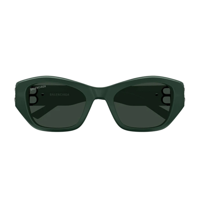 Balenciaga Bb0311sk 004 Sunglasses In Green