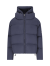 Bacon Cloud" Blue Quilted Nylon Down Jacket In Blue