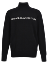 VERSACE JEANS COUTURE LOGO INTARSIA SWEATER
