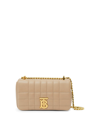 BURBERRY BURBERRY LADIES OAT BEIGE QUILTED LEATHER MINI LOLA BAG