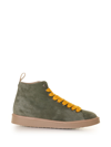 PÀNCHIC P01 ANKLE BOOT IN GREEN SUEDE