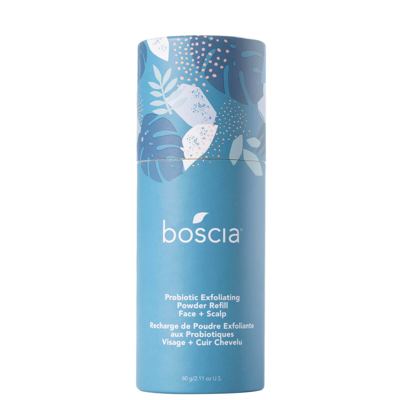 Boscia Probiotic Exfoliating Powder Refill Face And Scalp 60g In White