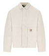 Carhartt Cotton Shirt-style Jacket In Ivory