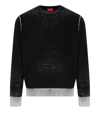 Diesel K Larence B Crewneck Sweater In Black