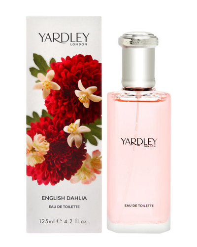 Yardley Women's 4.2oz English Dahlia Edt Spray In White