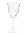 Shop Alice Pazkus Set Of 6 White Footed Water Glasses