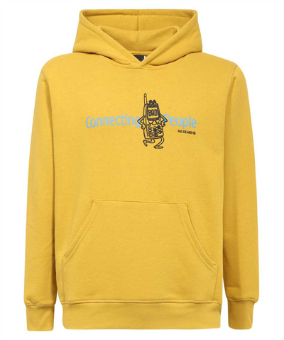 Pas De Mer Mobile Hoodie In Yellow