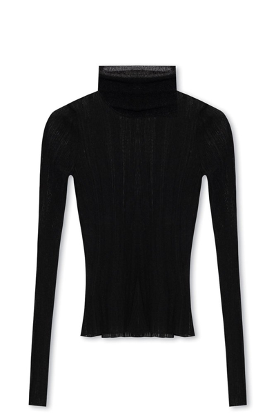 Givenchy Turtleneck Knitted Jumper In Black