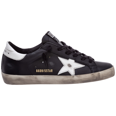 Pre-owned Golden Goose Sneaker Damen Superstar Gwf00101.f000321.80203 Schwarz Leder Logo