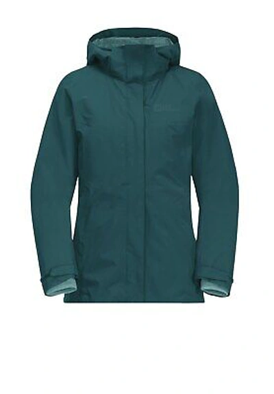 Pre-owned Jack Wolfskin Luntal 3in1 Jacket Women Sea Green Gr. Xl Damen Jacke