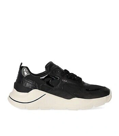 Pre-owned Date D.a.t.e. Fuga Natural Schwarz Sneaker Damen