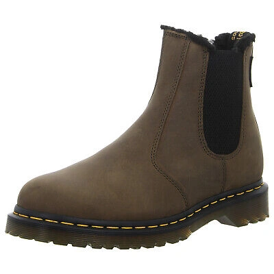 Pre-owned Dr. Martens' Dr. Martens Gefütterte Stiefelette Chelsea Boot 2976 31143538 Dms Olive (grün) N