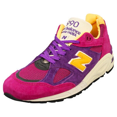 Pre-owned New Balance Balance 990 Made In Usa Herren Purple Sneaker Mode