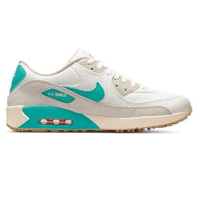 Pre-owned Nike Herren Air Max 90 Golf 'washed Teal' Laufschuhe, Segel/perlweiss/hell, 40.5