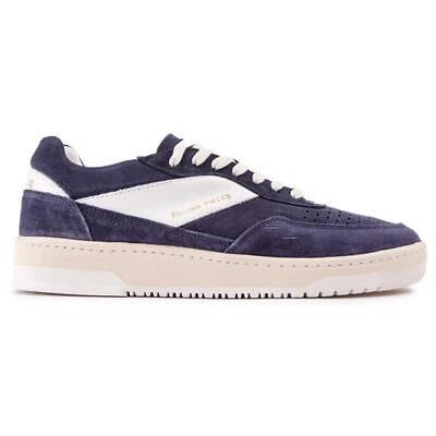 Pre-owned Filling Pieces Herren Ace Suede Tennisschuhe Sneaker Blau