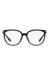 Michael Kors Westport 54mm Round Optical Glasses In Black
