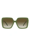 Tiffany & Co Tf4206u Square-frame Branded Acetate Sunglasses In Light Grey Gradient Green
