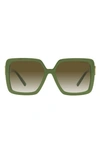 Tiffany & Co Tf4206u Square-frame Branded Acetate Sunglasses In Green Gradient
