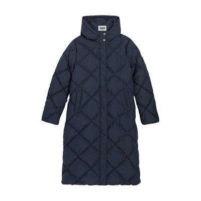 Claudie Pierlot Womens Bleus Giovana Relaxed-fit Quilted Woven Puffer Jacket In Marine