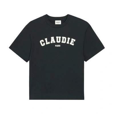 Claudie Pierlot Claudie Paris Short-sleeved T-shirt In Marine