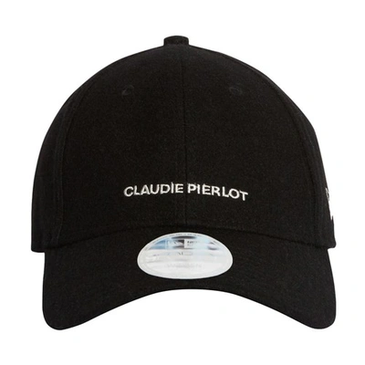 Claudie Pierlot Womens  Logo-embroidered Wool-blend Baseball Cap In Schwarz