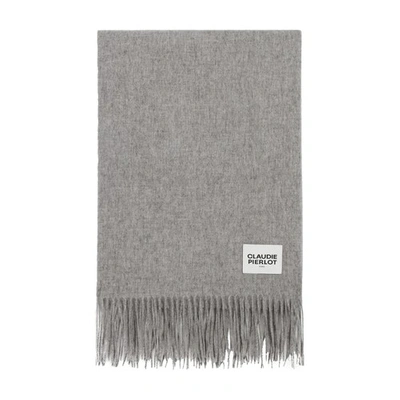 Claudie Pierlot Wool Scarf In Grau