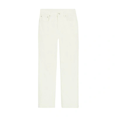 Claudie Pierlot Ecru Straight-fit Jeans