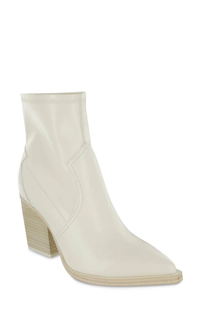 Mia Women's Rachell Pointed-toe Heeled Western Booties In Bone
