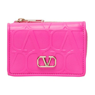 Valentino Garavani Trifold Wallet In Pink_pp