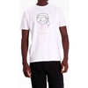 KARL LAGERFELD IKONIK T-SHIRT WITH CONTRAST EMBOSSED LOGO – L, WHITE