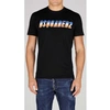 Dsquared2 Glitter Logo-print T-shirt In Black
