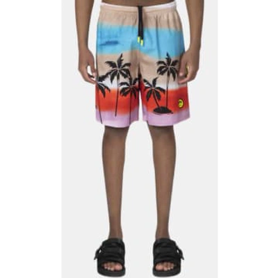 Barrow Logo Shorts In Multicolor