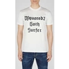 Dsquared2 Goth Surfer Short-sleeve T-shirt In White