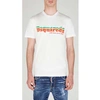 DSQUARED2 DSQUARED2 T-SHIRT WITH LOGO PRINT – S, WHITE