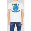DSQUARED2 DSQUARED2 T -SHIRT WITH GLOBETRTTER