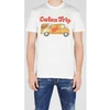 Dsquared2 T-shirt With Caten Trip Print In White
