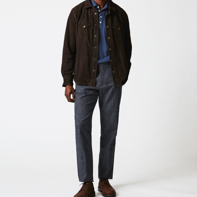 REID SAVOY SUEDE WORKSHIRT