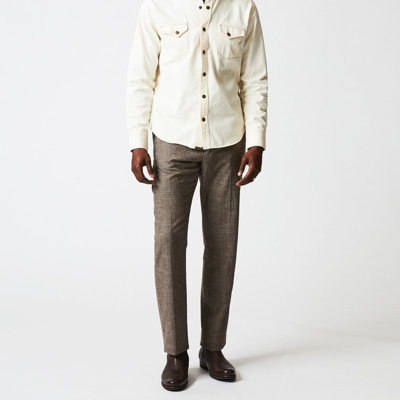 Reid Shoals Twill Shirt In Natural