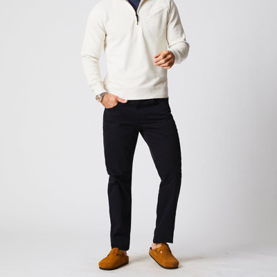 Reid Quilted Half Zip Sweatshirt In White