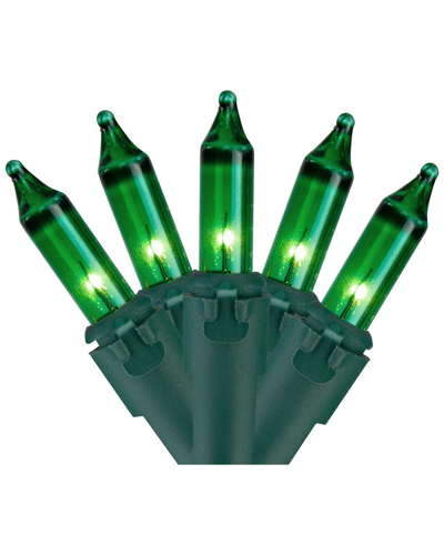 NORTHERN LIGHTS NORTHLIGHT 100-COUNT GREEN MINI CHRISTMAS LIGHTS - 20.25FT GREEN WIRE