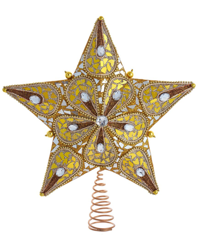 Kurt Adler 13.5in 5-point Star Treetopper In Multicolor