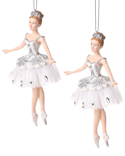 Kurt Adler 5.75in Snow Queen Ballerina Christmas Ornament In Multicolor