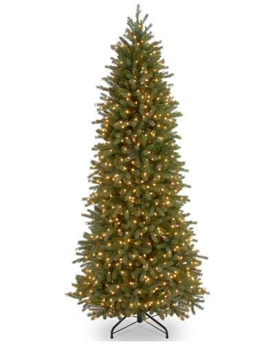 National Tree Company 7.5ft Feel-real Downswept Douglas Slim Fir Hinged Tree