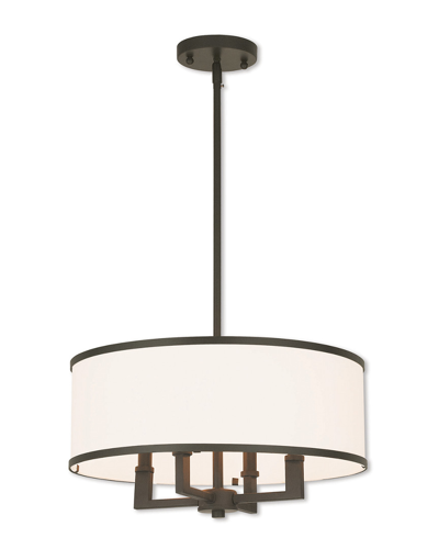 Livex Lighting Livex Park Ridge 4-light Bronze Pendant Chandelier