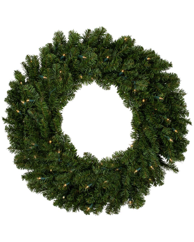 Northlight Pre-lit Canadian Pine Artificial Christmas Wreath In Green